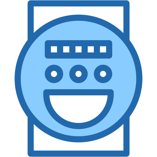 medidor de electricidad Generic Blue icono