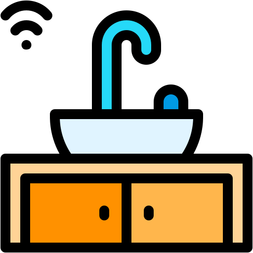 Wash Basin Generic Outline Color icon