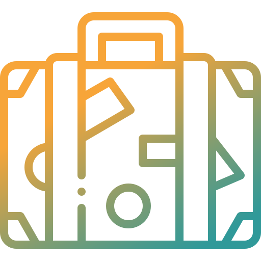 Travel bag Generic Gradient icon