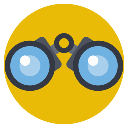 Binocular Generic Flat icon