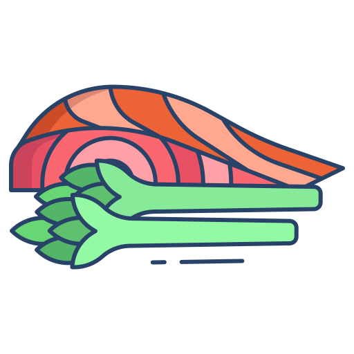 salmón Generic color outline icono