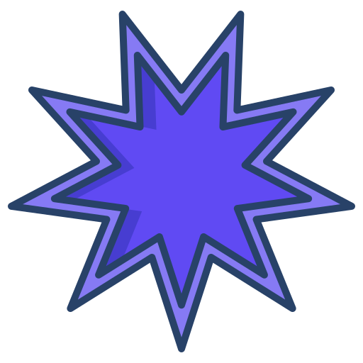 바하이교 Generic color outline icon