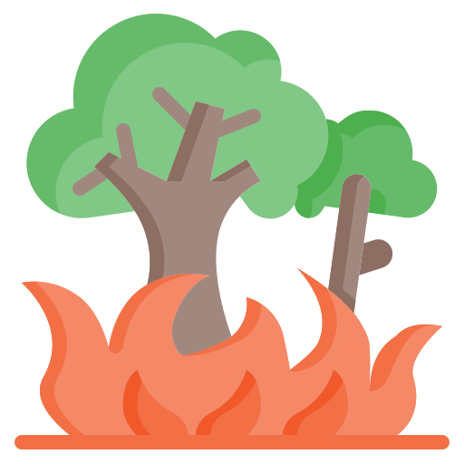 albero ardente Generic Flat icona