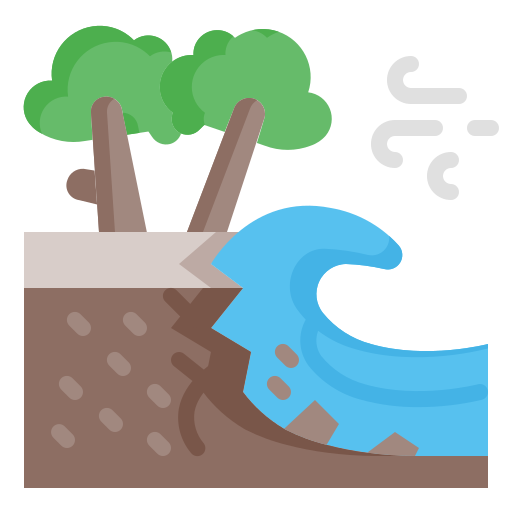 Erosion Generic Flat icon