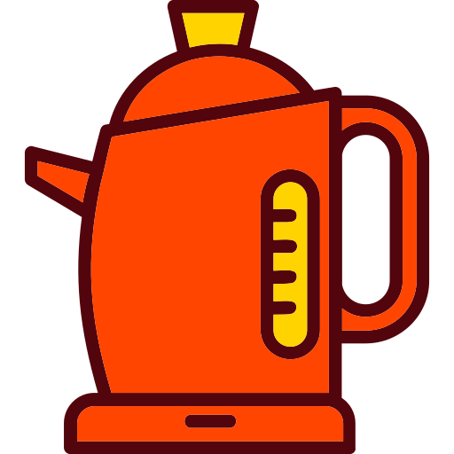 Electric kettle Generic Outline Color icon