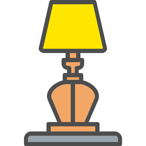 lámpara de mesa Generic Outline Color icono