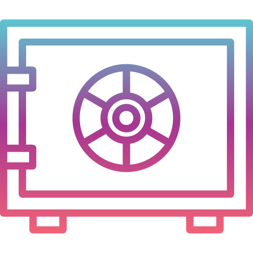 cassetta di sicurezza Generic Gradient icona