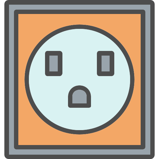 steckdose Generic Outline Color icon