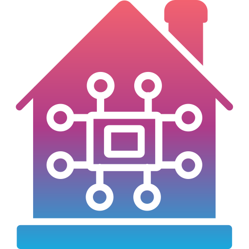 casa intelligente Generic Flat Gradient icona