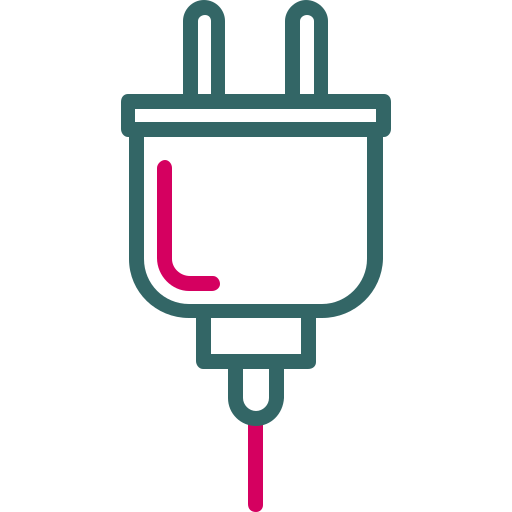 Power plug Generic Outline Color icon