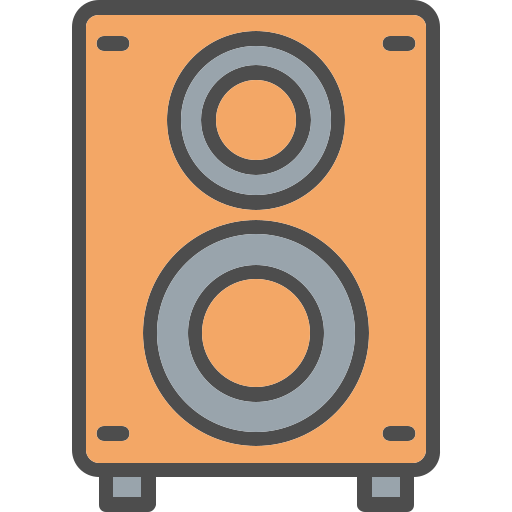 Speaker Generic Outline Color icon