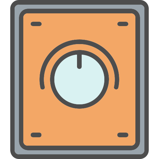 dimmer Generic Outline Color icon