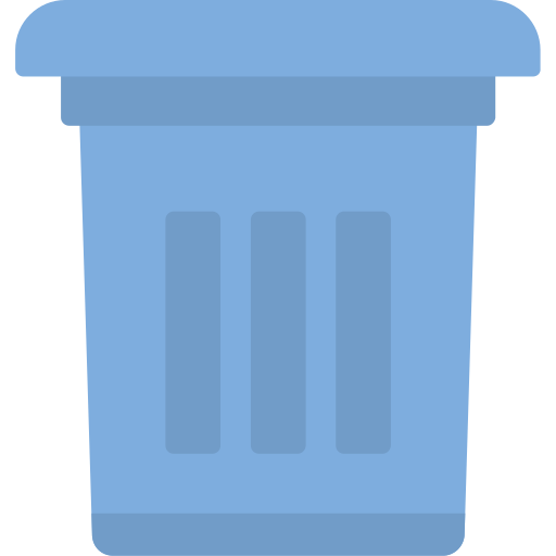 mülleimer Generic Blue icon