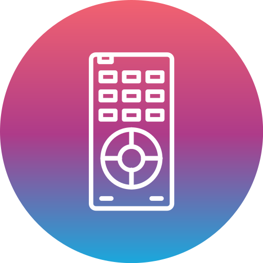 telecomando Generic Flat Gradient icona