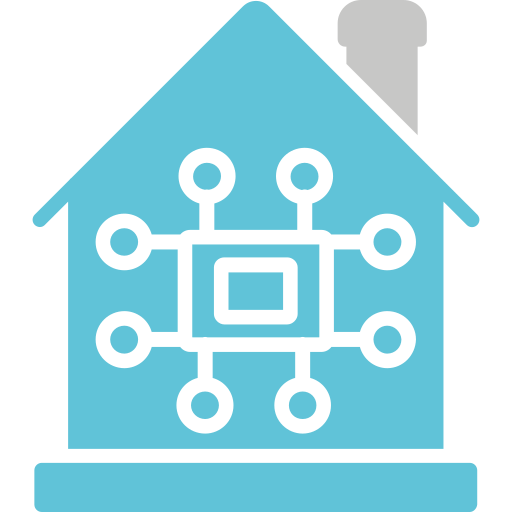 똑똑한 집 Generic Blue icon