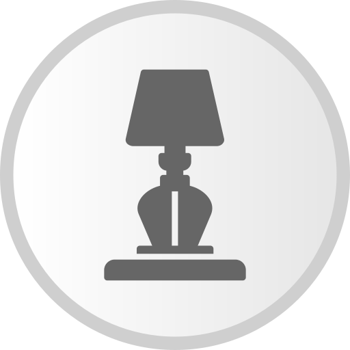lampa stołowa Generic Grey ikona