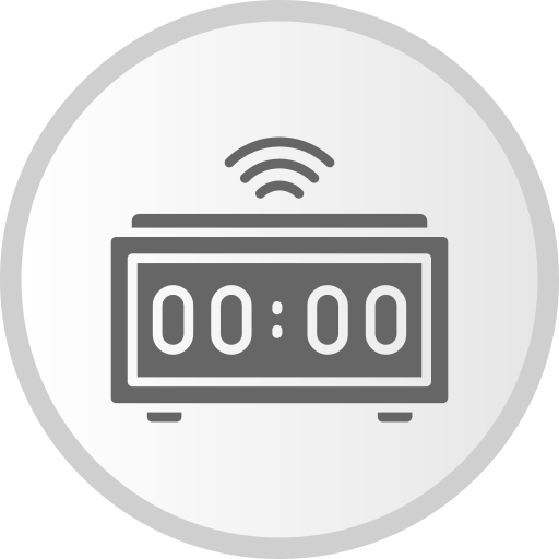 Цифровые часы Generic Grey иконка