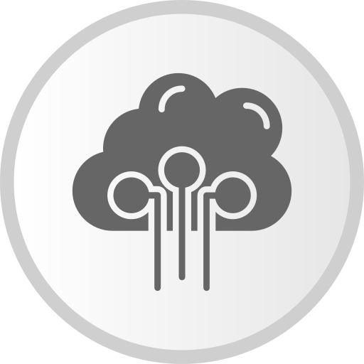 Cloud Computing Generic Grey icon