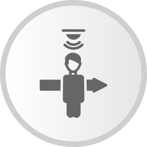 bewegungssensor Generic Grey icon