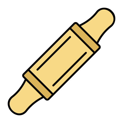 Rolling pin Generic Thin Outline Color icon