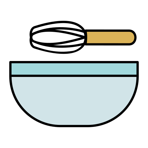 Dough Generic Thin Outline Color icon