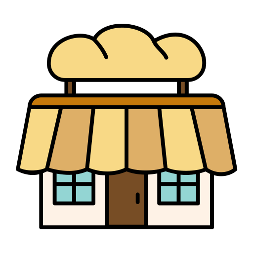 Bakery shop Generic Thin Outline Color icon