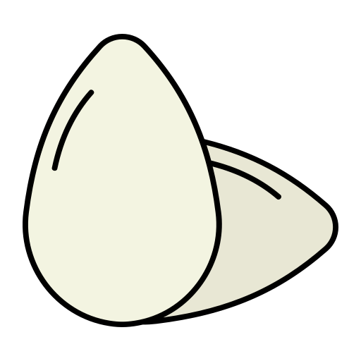 huevo Generic Thin Outline Color icono