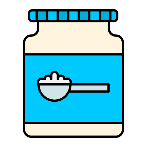 Baking soda Generic Thin Outline Color icon