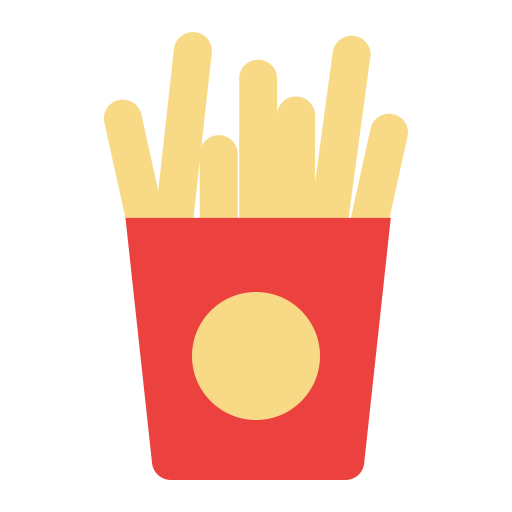 pommes frittes Generic Flat icon