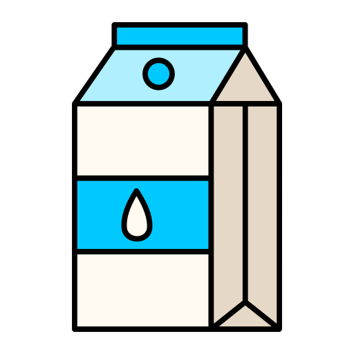 lait Generic Thin Outline Color Icône