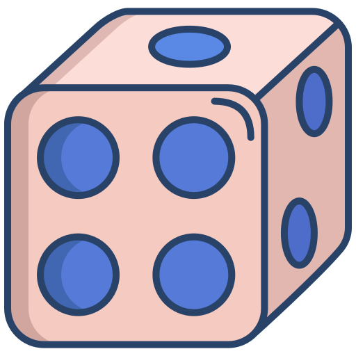 Dice Generic color outline icon