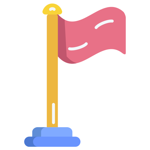 Flag Generic color fill icon
