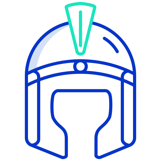 casco Generic color outline icona