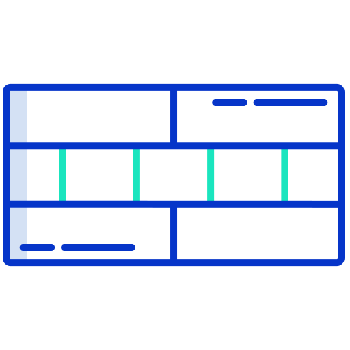 Ściana Generic color outline ikona