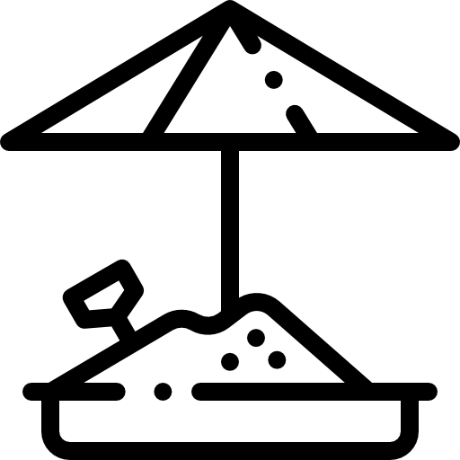 サンドボックス Detailed Rounded Lineal icon
