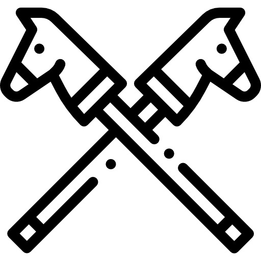 馬 Detailed Rounded Lineal icon