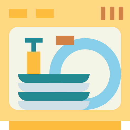 Dishwasher Smalllikeart Flat icon