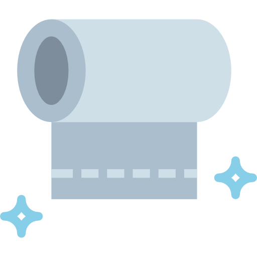toiletpapier Smalllikeart Flat icoon