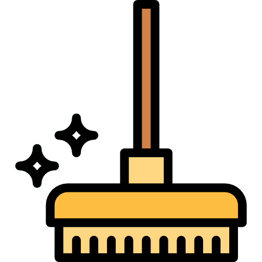 Broom Smalllikeart Lineal Color icon