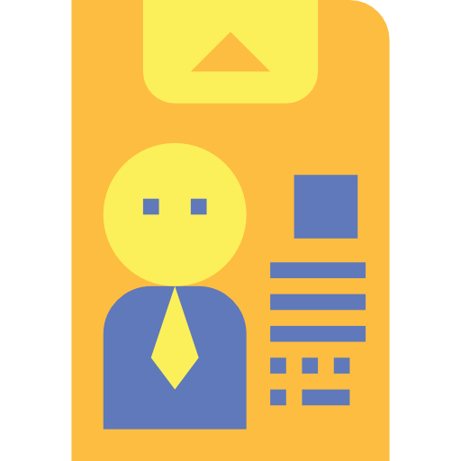 Id card Smalllikeart Flat icon