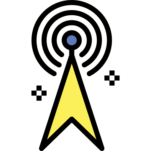 antena Smalllikeart Lineal Color icono