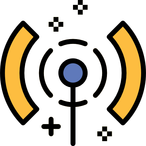 antena Smalllikeart Lineal Color icono