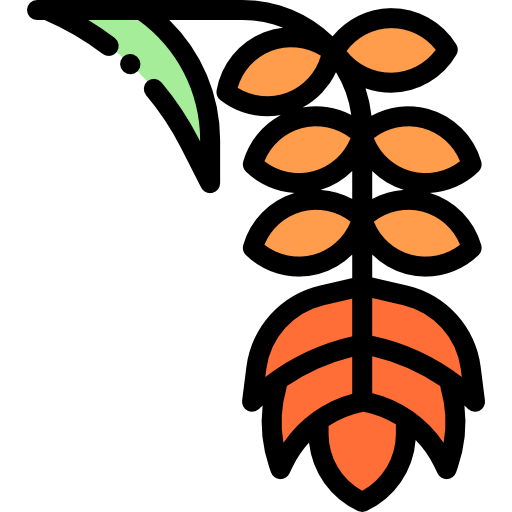 tropikalny Detailed Rounded Lineal color ikona