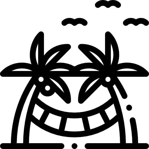 hamak Detailed Rounded Lineal ikona