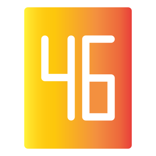 四十六 Generic Flat Gradient icon