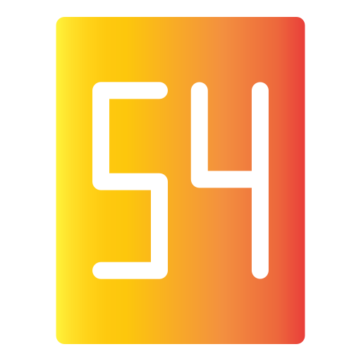 Fifty four Generic Flat Gradient icon