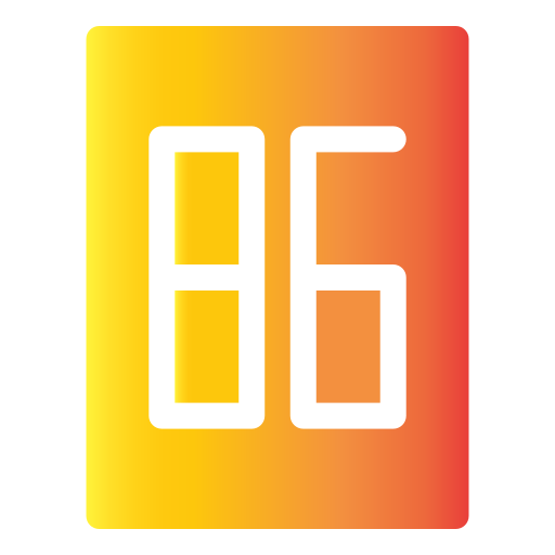 86 Generic Flat Gradient icona