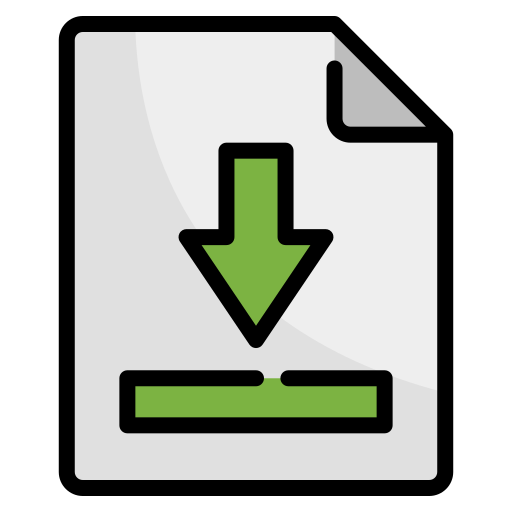 File download Generic Outline Color icon