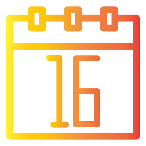 calendario Generic Gradient icono