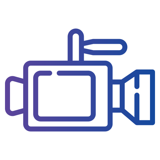 ビデオカメラ Generic Gradient icon